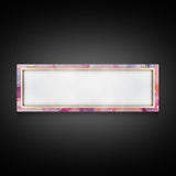 Gemstone Art Canvas Print, Pink Wall Art for Dorm, Light Pink Abstract Art, Whimsical Home Decor, Bedroom or Living Room Gift Idea
