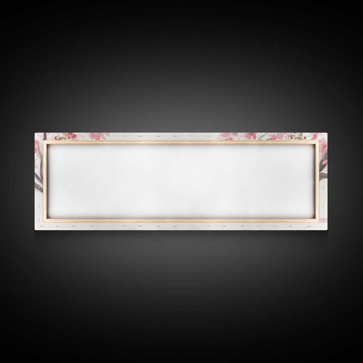 Cherry Blossom Canvas Print, Botanical Framed Canvas Art, Light Pink Wall Art, Bedroom or Guest Room Art, Feminine Nature-Inspired Decor