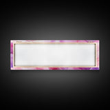 Pink Abstract Wave Canvas Print Bedroom Wall Art Horizontal Light Pink Wall Art Feminine Decor Minimalist Above Sofa Framed Art