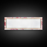Abstract Ribbon Canvas Print Feminine Pink Abstract Artwork Horizontal Wabi Sabi Decor Minimalist Wall Art Above Sofa Framed Art