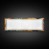 Afrocentric Canvas Print African Tribal Art Modern Boho Decor Guest Room Wall Art Horizontal Living Room Art Unique Painting