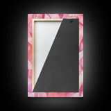Abstract Pink Ribbon Canvas Print in Soft Light Pink Shades Minimalist Living Room Art Wabi Sabi Wall Art Perfect Gift Idea