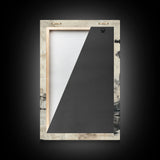Serenity Silhouette Canvas Print Featuring Pine Tree Art, Rustic Neutral Zen Wall Art, Wabi Sabi Minimalist Decor for Peaceful Living