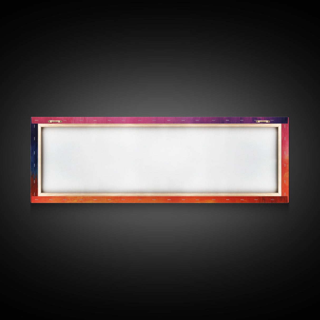Colorful Gradient, Vibrant Abstract Painting, Modern Wall Art, Sunset Tones, Canvas Print, Boho Style, Living Room Artwork