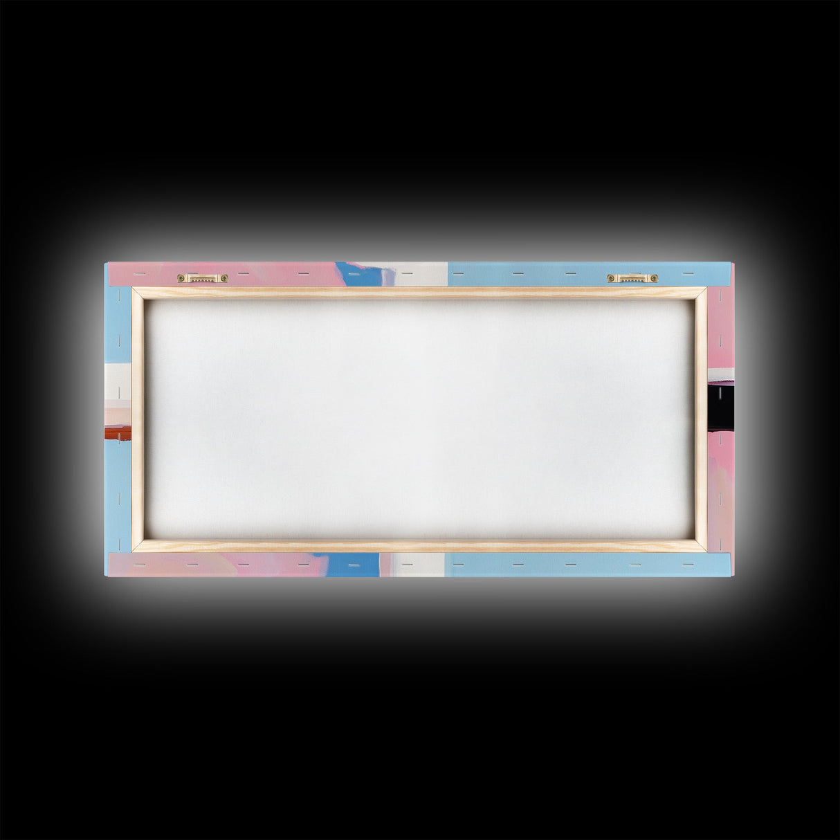 Geometric Door Handle, Modern Abstract Art, Minimalist Interior, Pastel Pink Decor, Clean Aesthetic, Canvas Print, Office Wall Art