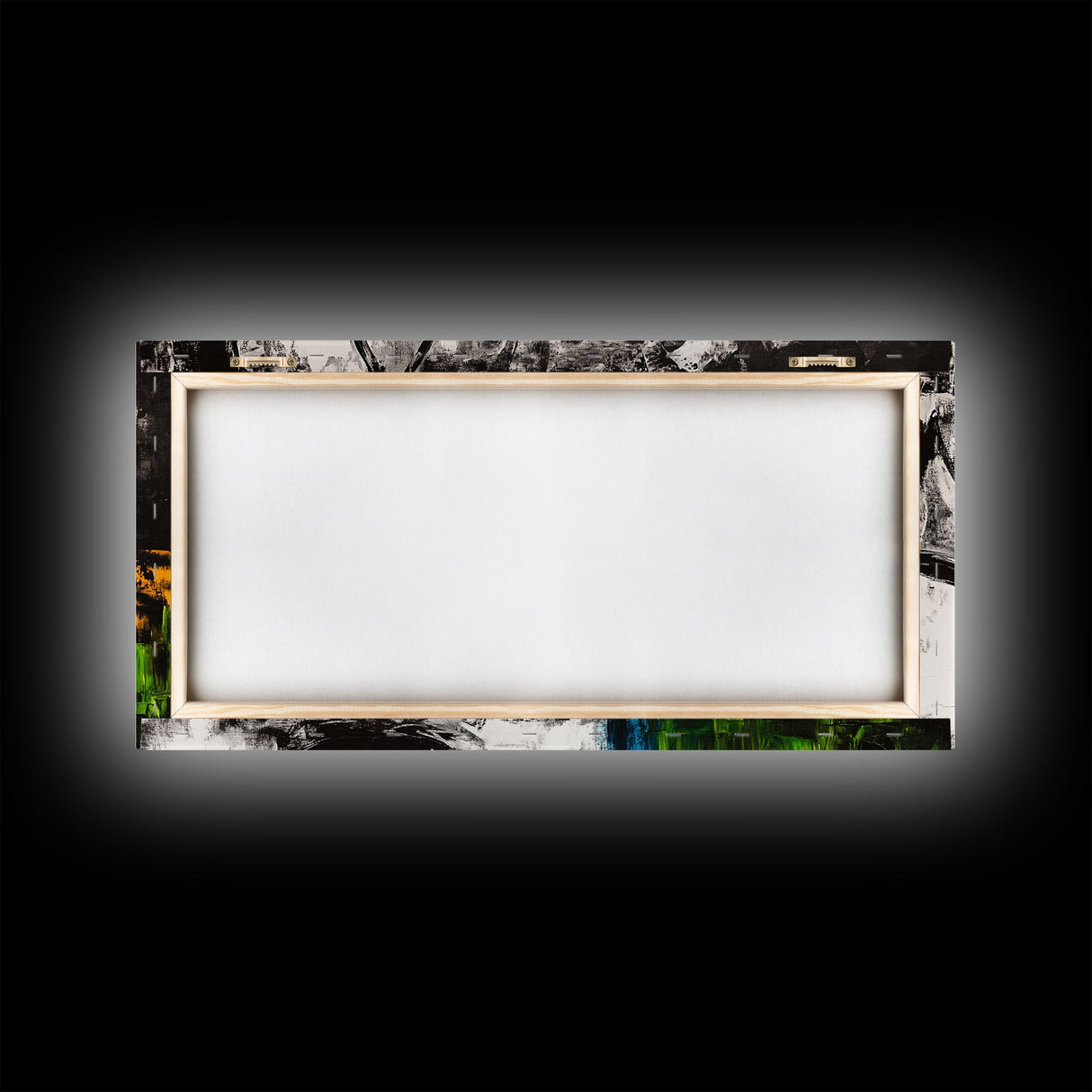 Abstract Kitchen Art, Black and White Canvas Print, Minimalist Artwork, Rustic Wall Decor, Unique Home Aesthetic, Framed Canvas Print