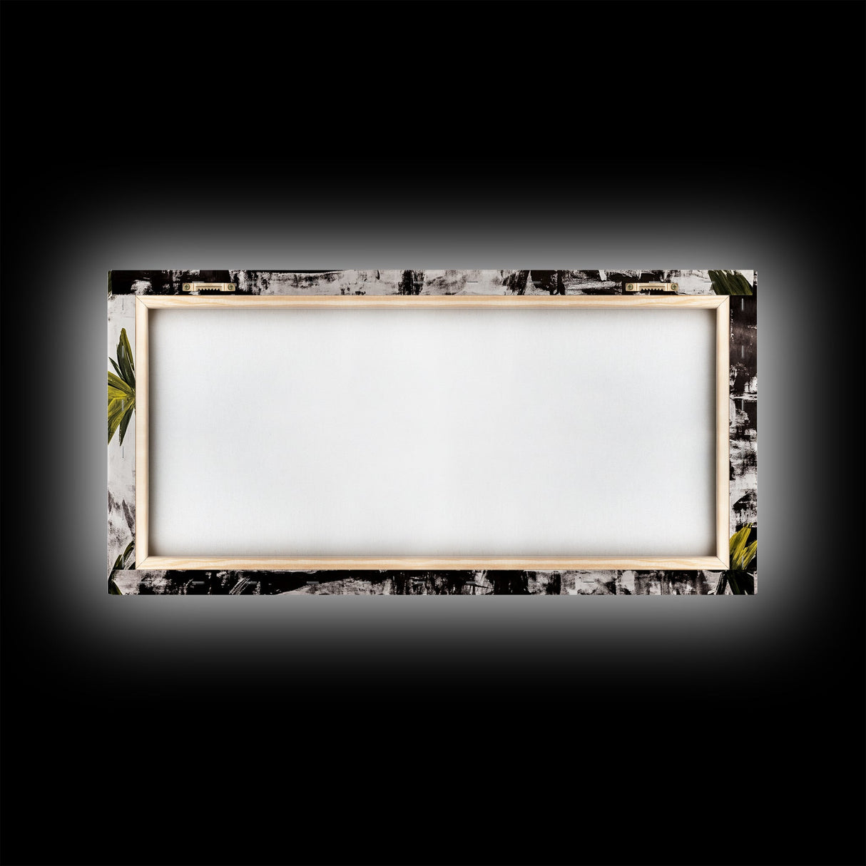 Monochrome Face Art, Edgy Black White Painting, Street Art Print, Urban Loft Decor, Framed Canvas Print, Unique Statement Piece