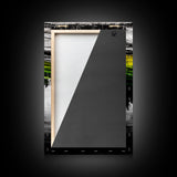 Reflection Art, Water Canvas Print, Nature Inspired Decor, Zen Wall Art, Black and White Photography, Peaceful Home Artwork