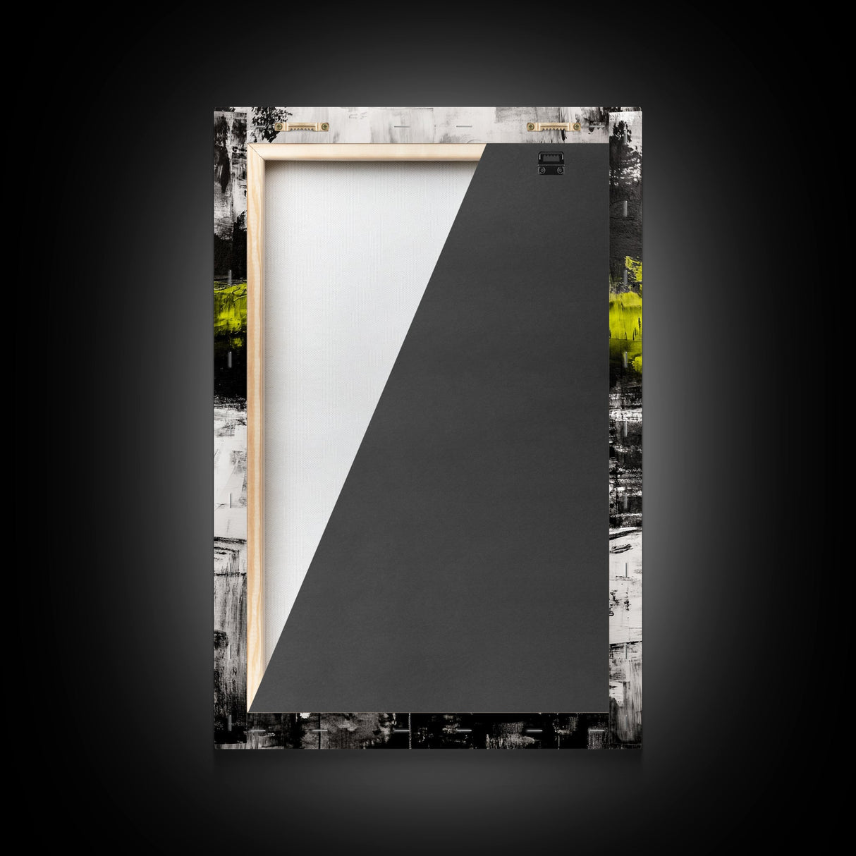 Woman in Water, Abstract Reflection, Moody Wall Art, Black and White Canvas Print, Contemporary Bedroom Art, Minimalist Home Decor