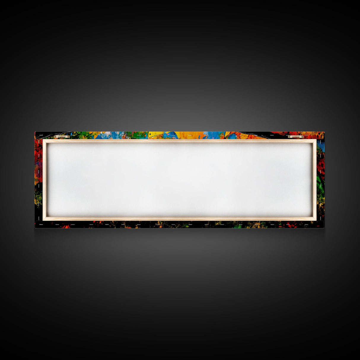 Colorful Reflections, Bold Abstract, Rainbow Wall Art, Canvas Print, Vibrant Art, Living Room Statement Piece, Artistic Home Decor