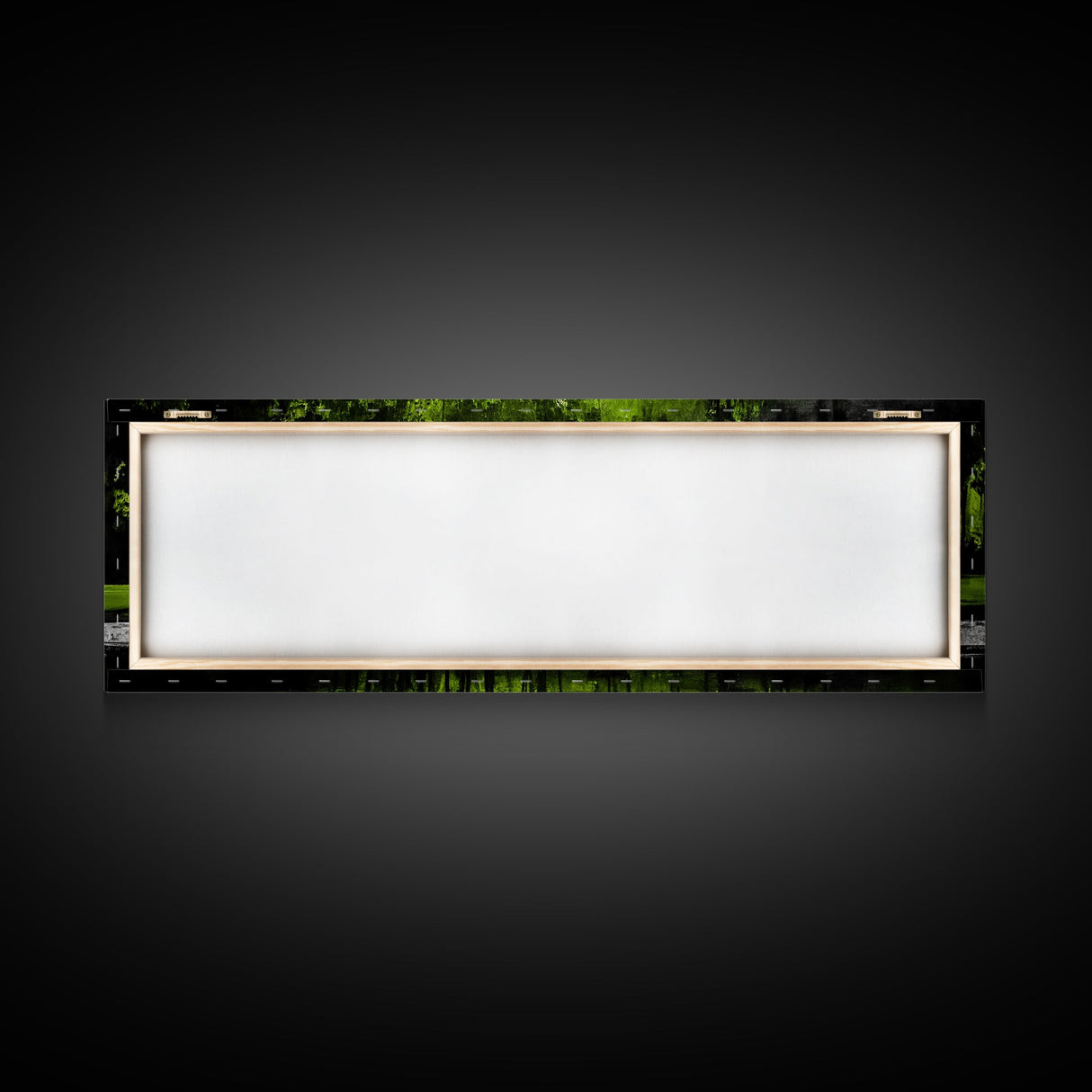 Forest Reflection, Green Trees, Nature Landscape, Framed Canvas Print, Tranquil Scenic Artwork, Zen Wall Decor, Modern Office Art