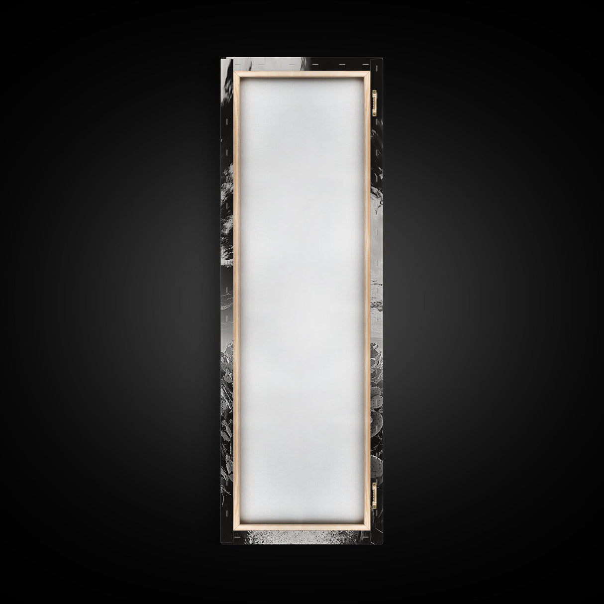 Ocean Pathway Cactus, Seaside Nature Trail, Coastal Vibes, Desert Beach Mix, Framed Canvas Print, Entryway Art, Nature Lover Gift