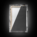 Bank Vault Door, Industrial Design, Urban Texture, Canvas Print, Masculine Office Decor, Steampunk Wall Art, Black White Print