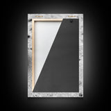 Smooth Beach Stone, Minimalist Sand Texture, Natural Balance, Canvas Print, Spa Room Wall Art, Calm Earthy Interior Style
