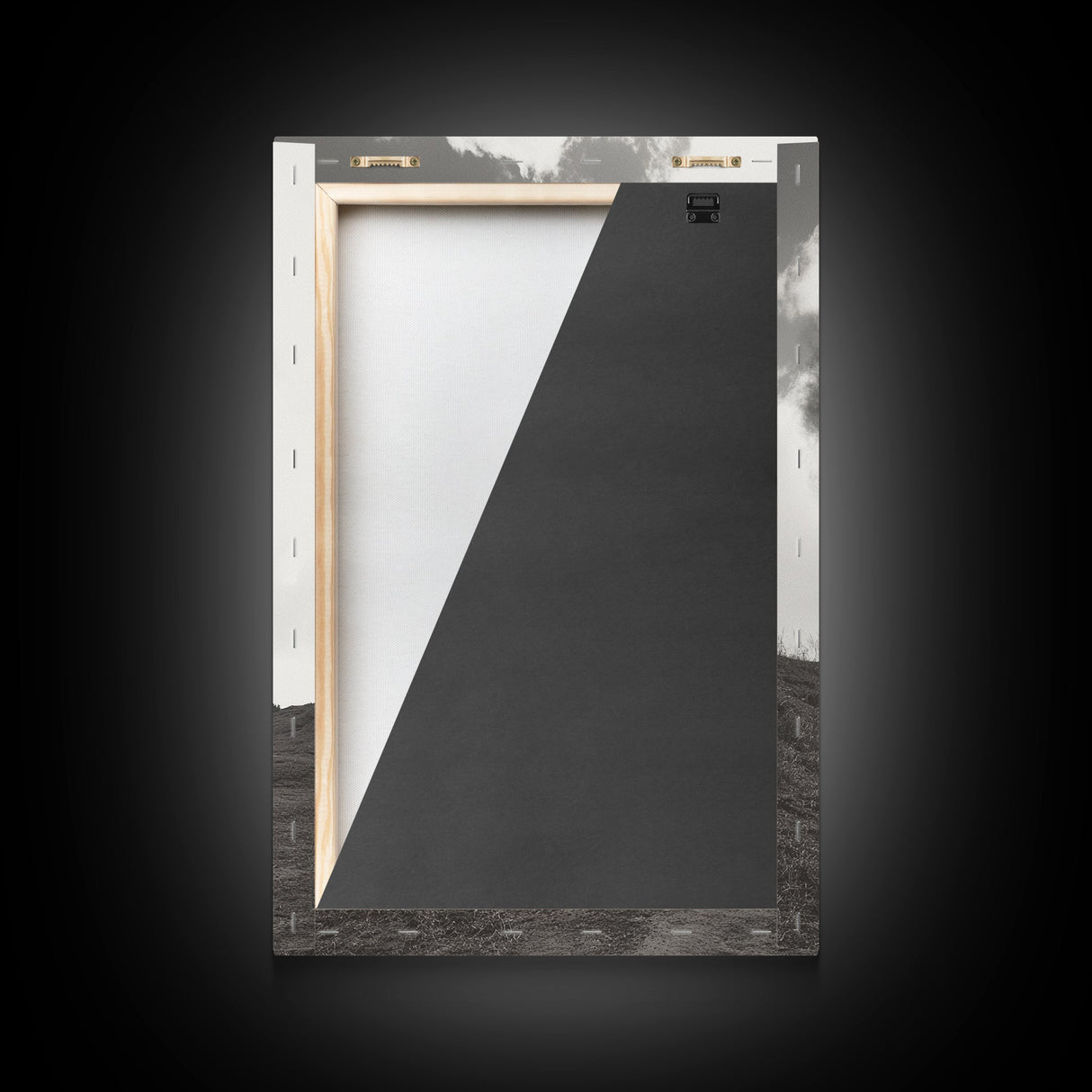 Colorful Mind, Surreal Silhouette, Abstract Smoke Art, Framed Canvas Print, Office Wall Art, Conceptual Psychedelic Art Decor