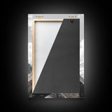 Matterhorn Majesty, Iconic Summit, Black and White Mountain, Canvas Print, Office Wall Art, Minimalist Photography, Modern Decor
