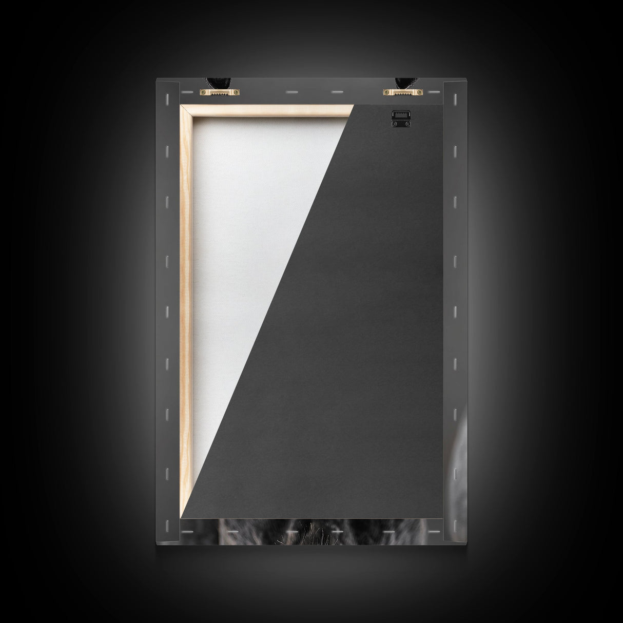 Donkey Close-Up, Rustic Farm Animal, Black and White Portrait, Canvas Print, Farmhouse Kitchen Art, Country Animal Wall Decor