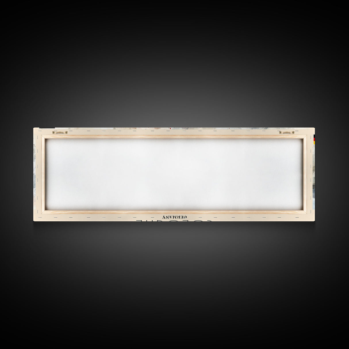 Cologne Germany Panoramic Travel Poster, Framed Canvas Print or Metal Wall Art, Travel Art, Home Decor, Panoramic Painting, Midcentury Art