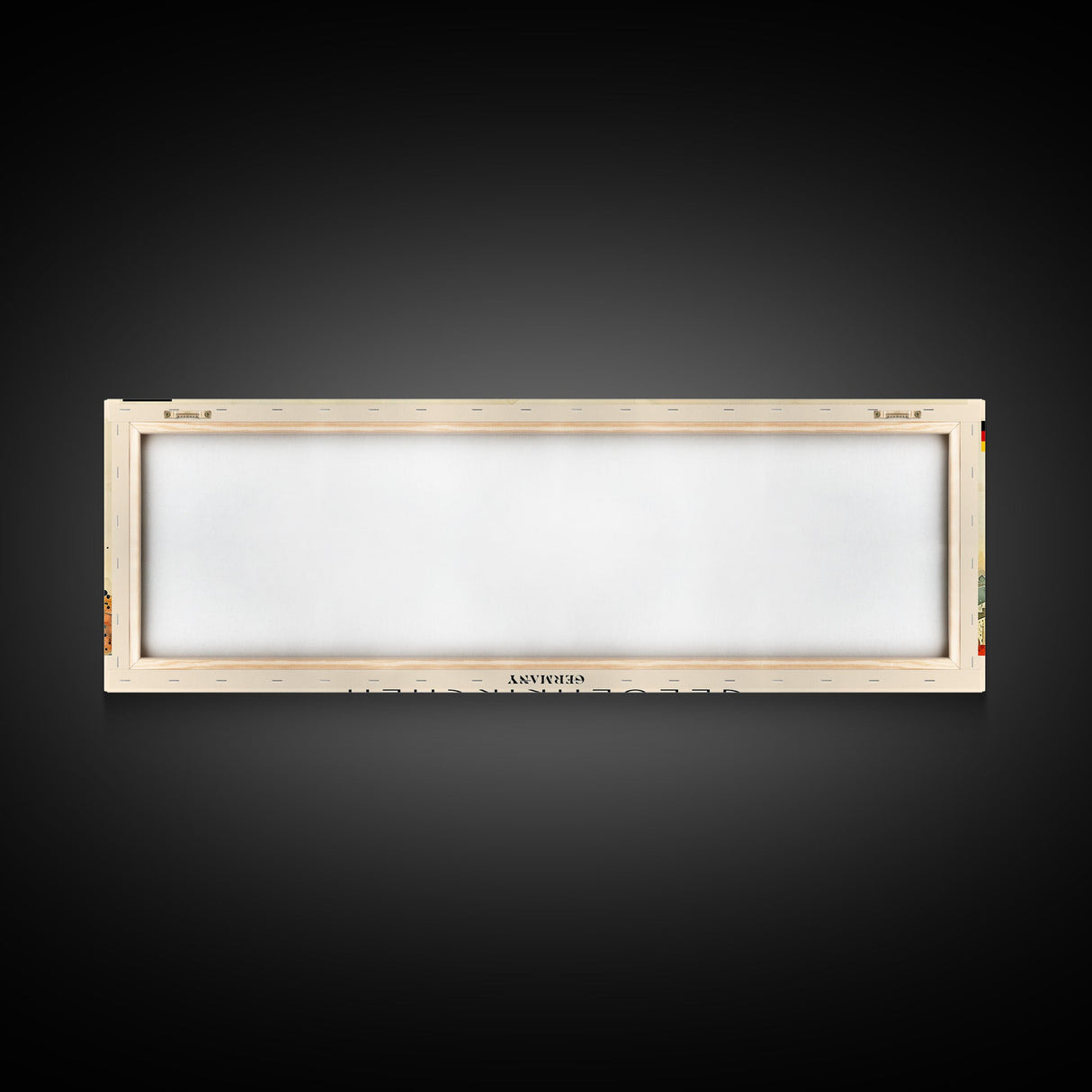 Gelsenkirchen Germany Panoramic Travel Poster, Framed Canvas Print or Metal Wall Art, Travel Art, Home Decor, Panoramic Painting, Midcentury Art