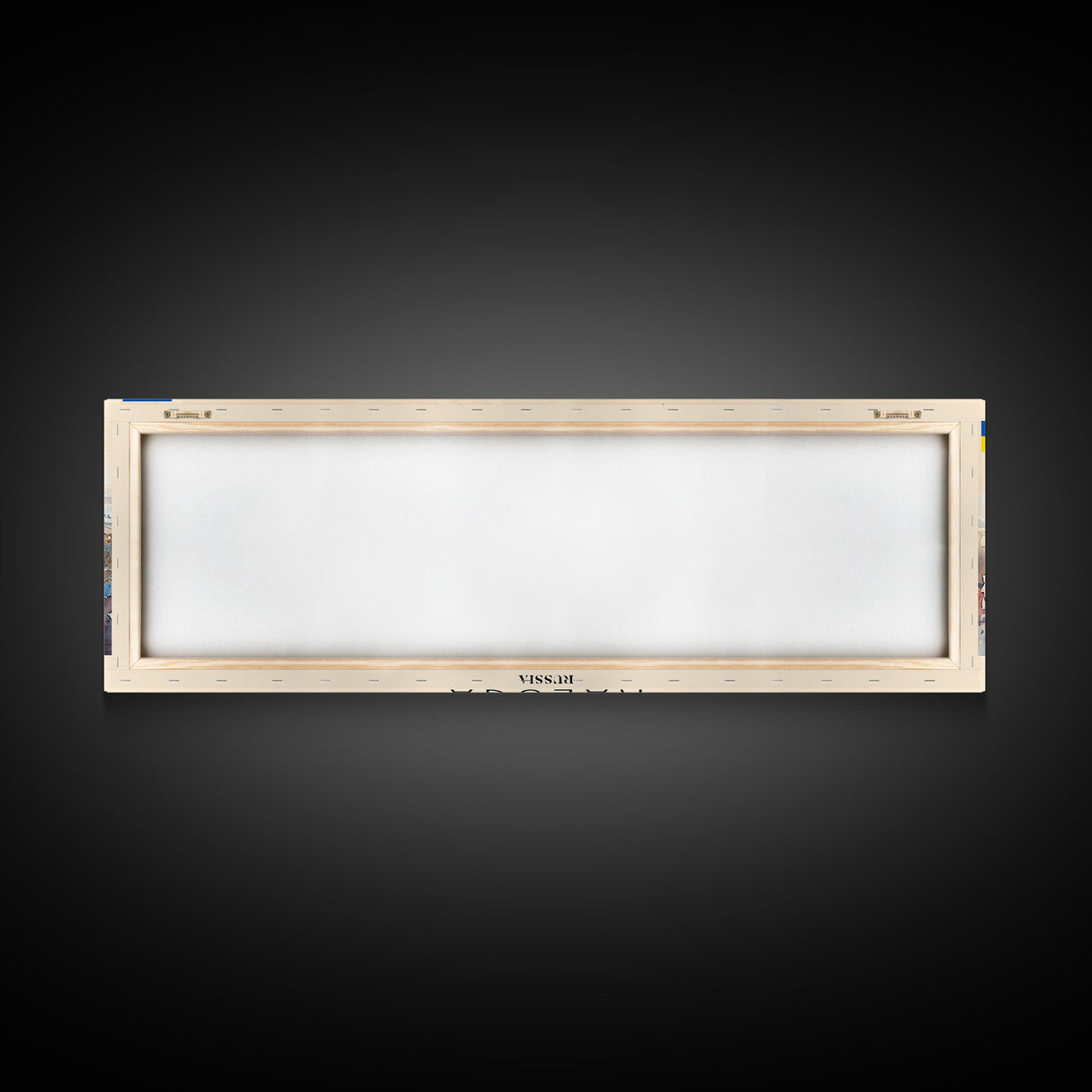 Kaluga Russia Panoramic Travel Poster, Framed Canvas Print or Metal Wall Art, Travel Art, Home Decor, Panoramic Painting, Midcentury Art