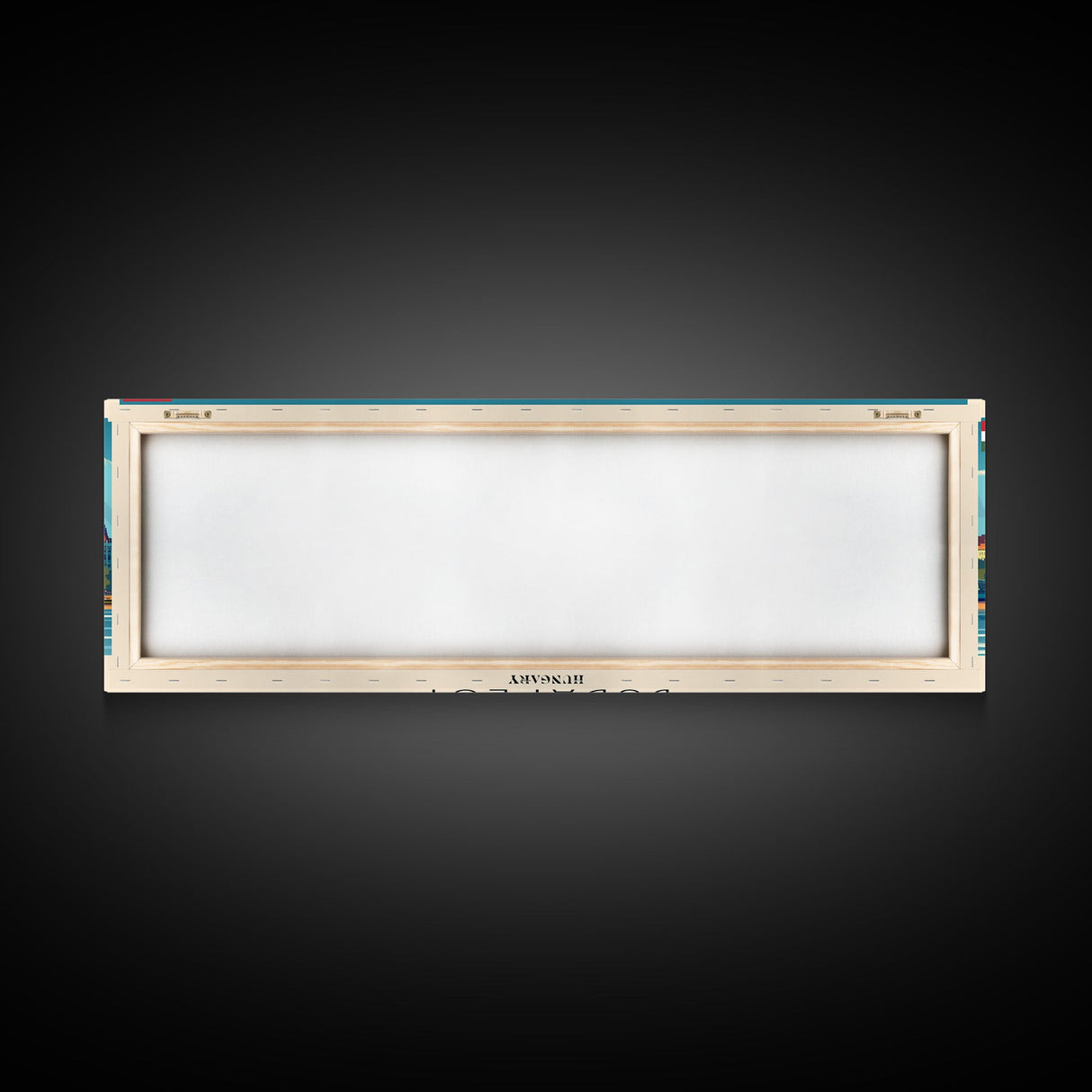 Budapest Hungary Travel Art, City Art, Framed Canvas Print or Metal Wall Art, Europe Travel Poster, Panoramic Wall Art, Extra Wide Wall Art