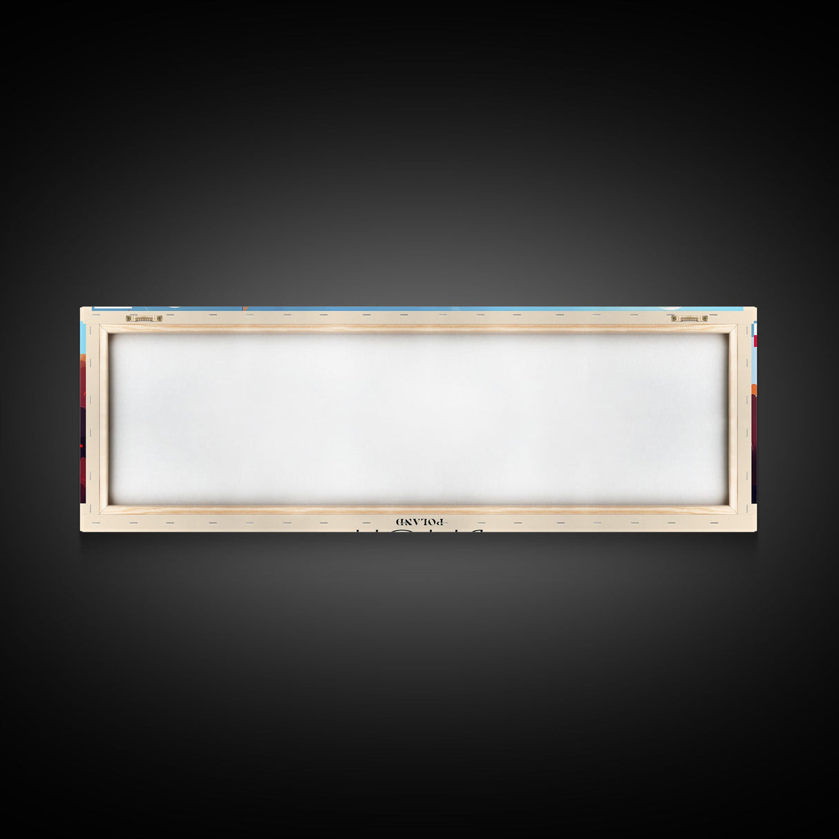 Bytom Poland Panoramic Travel Poster, Framed Canvas Print or Metal Wall Art, Travel Art, Home Decor, Panoramic Painting, Midcentury Art