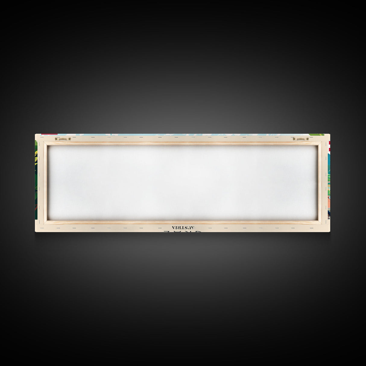 Graz Austria Wall Art, Panoramic Travel Poster, Panoramic Framed Canvas Print, City Wall Art, Wall Hanging Home Decor, Travel Art