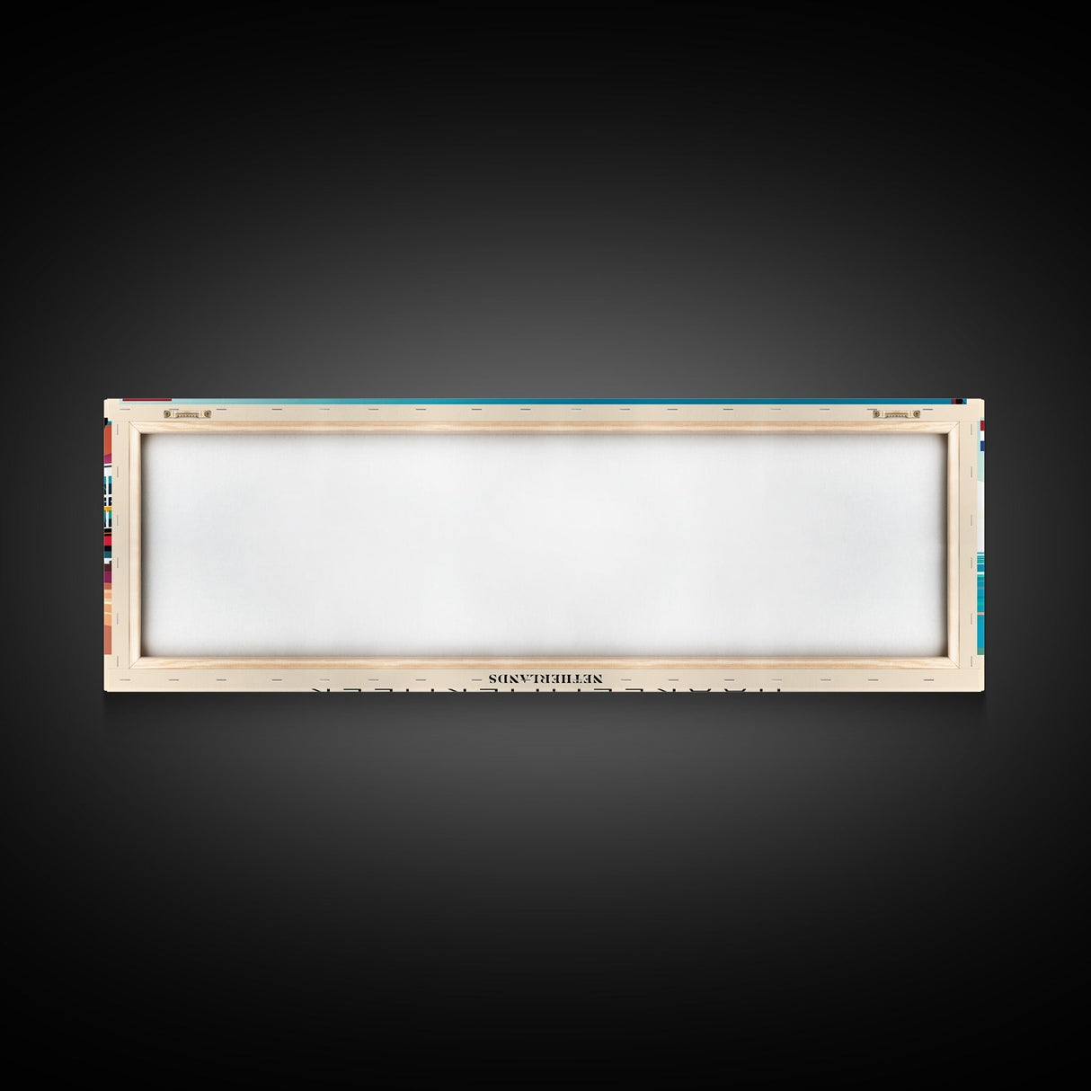 Haarlemmermeer Netherlands Panoramic Travel Poster, Framed Canvas Print or Metal Wall Art, Travel Art, Home Decor, Panoramic Painting, Midcentury Art