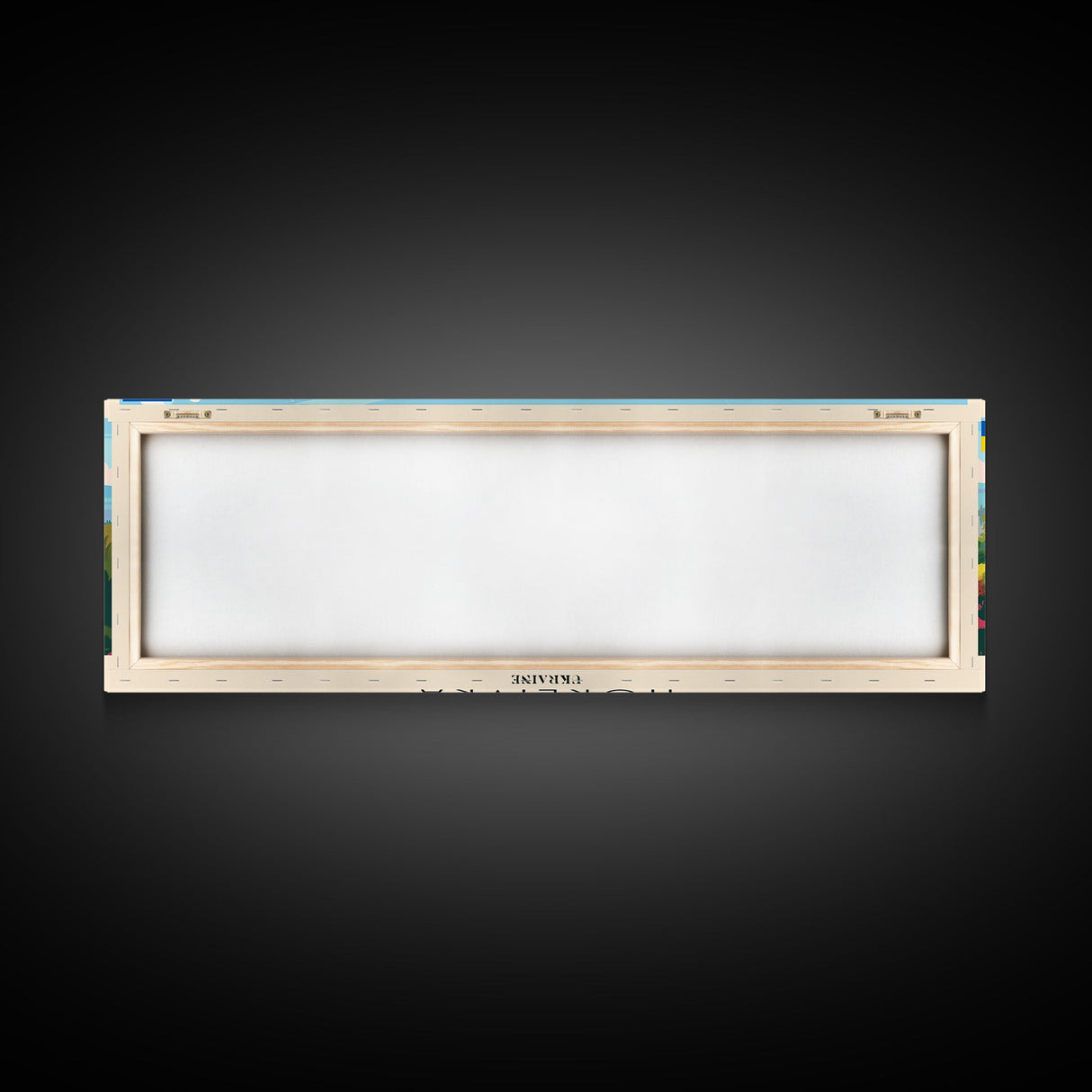 Horlivka Ukraine Wall Art, Panoramic Travel Poster, Panoramic Framed Canvas Print, City Wall Art, Wall Hanging Home Decor, Travel Art