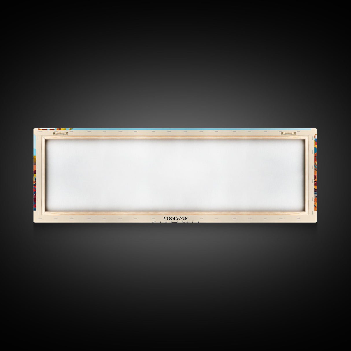 Kranj Slovenia Wall Art, Panoramic Travel Poster, Panoramic Framed Canvas Print, City Wall Art, Wall Hanging Home Decor, Travel Art