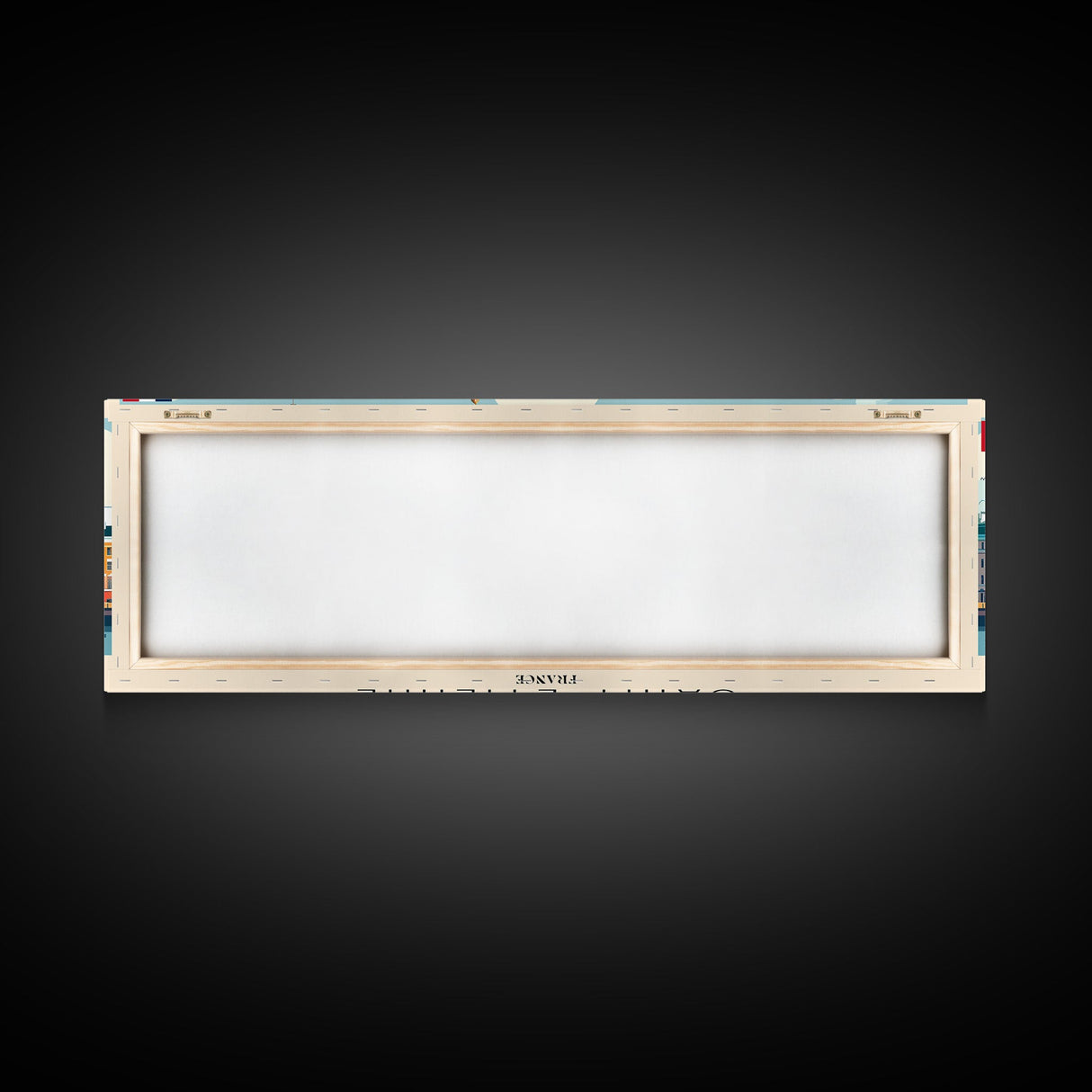 Saint Etienne France Panoramic Travel Poster, Framed Canvas Print or Metal Wall Art, Travel Art, Home Decor, Panoramic Painting, Midcentury Art