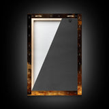 CHOMP! Cute Lil Ghost Eatin' a Dog, The Hot Dog Ghost, Haunted Hot Dog Thief, Framed Canvas Print, Halloween Art