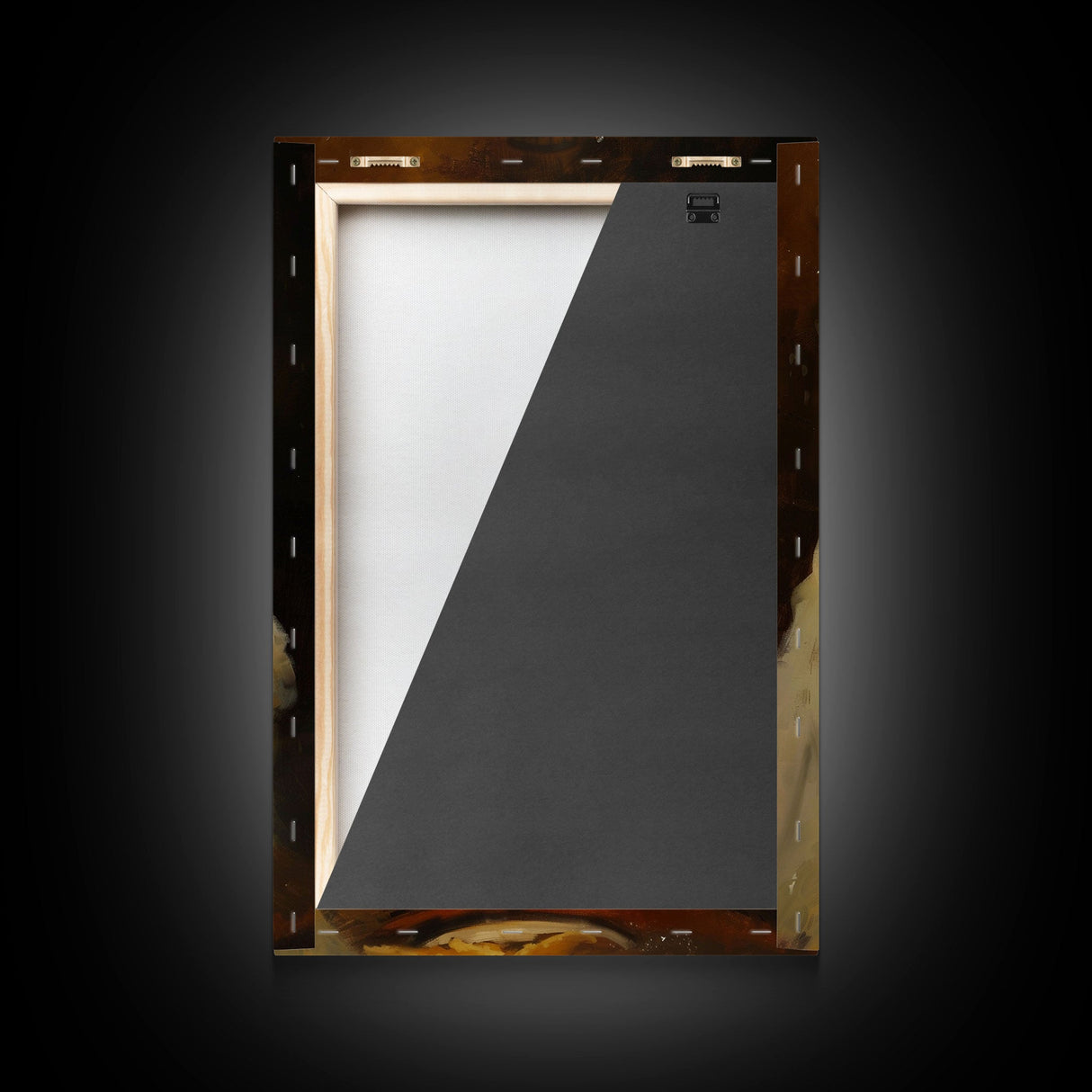 Ghostly Hot Dog Thief, Cute Lil Ghost Eatin' a Dog, The Hot Dog Ghost, Haunted Hot Dog Thief, Framed Canvas Print, Halloween Art