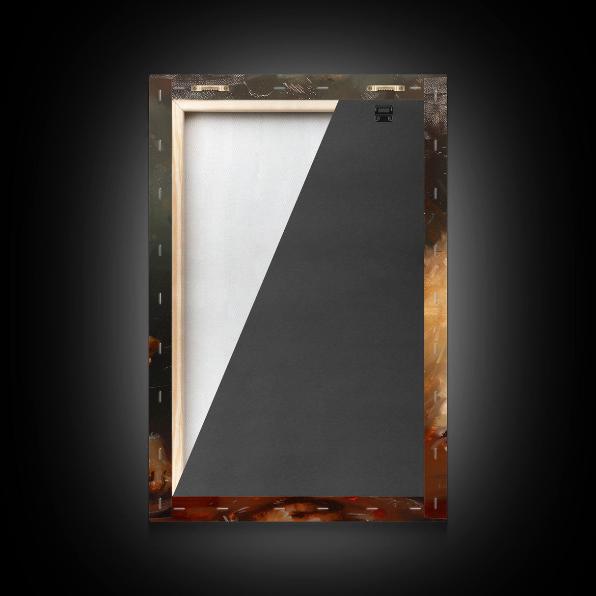 Halloween Ghost with Pizza Framed Canvas Print, Unique Spooky Decor, Living Room Art, Fun Halloween Wall Art, Home Decor, Retro Style Art