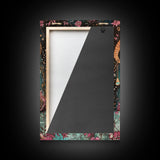 Halloween Sinister Alchemist Framed Canvas Print, Wall Art, Living Room Decor, Halloween Decoration, Spooky Art, Haunted House Art