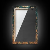 Creepy Moonlit Scarecrow Framed Canvas Print | Halloween Art | Spooky Harvest Artwork | Sinister Scarecrow Art for Home Decor