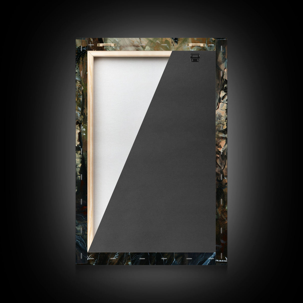 Dark Gothic Fairy with Butterfly Wings| Halloween Wall Art | Spooky Home Decor | Creepy Gothic Fairy Painting | Framed Canvas Print