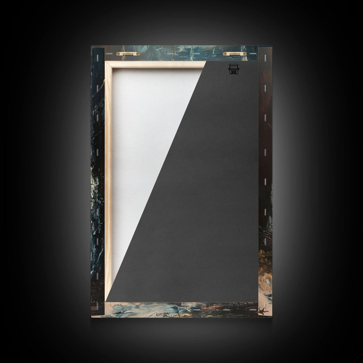 Ghostly Figures in Forest, Halloween Art Print, Spooky Home Decor, Framed Canvas Print, Creepy Art, Halloween Wall Decor, Seasonal Wall Art