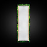 Lush Green Forest Canopy View as Tall Skinny Art Framed Canvas Print for Relaxing Wall Decor in Homes or Offices