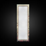Skinny Art of Still Life with Elegant Glass Bottle and Floral Accents – Japanese-Inspired Framed Canvas Print