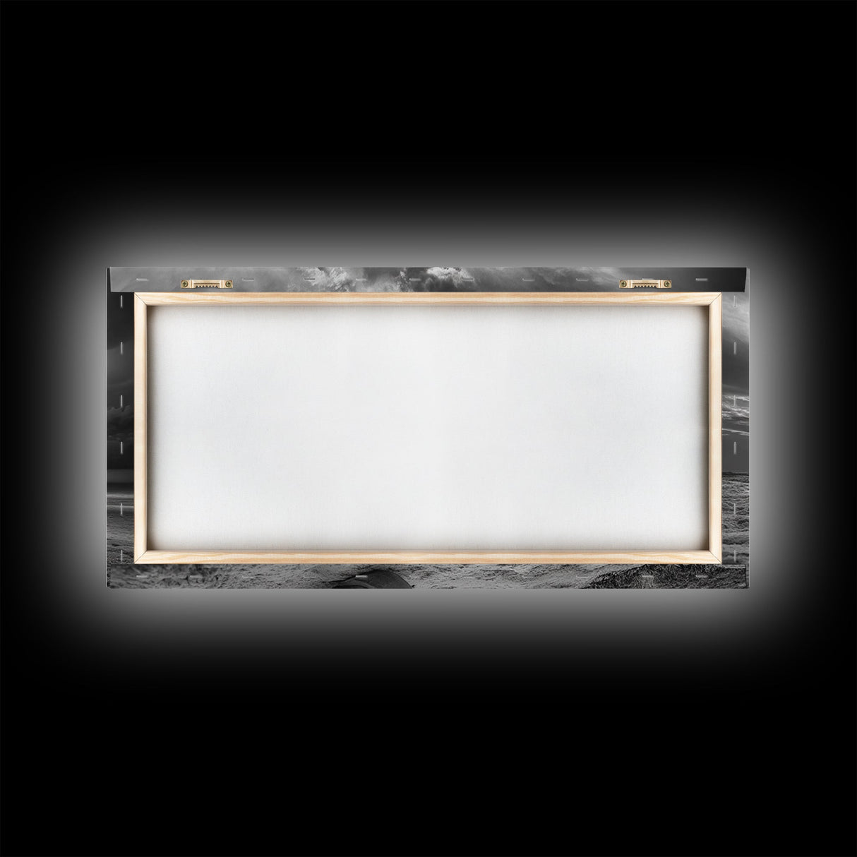 Cowboy on Beach, Moody Art, Western Wall Art, Dramatic Sky Print, Rustic Decor, Coastal Cowgirl Aesthetic, Framed Canvas Print, Scenic View