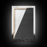 Howling Wolf, wildlife art, moody art, rustic decor, nature photography, black and white animal print, framed canvas print, minimalist art