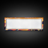 Pink Orange Wall Art, Framed Canvas Print, Extra Wide Art, Southwest Wall Art, Rustic Art, Desert Landscape Painting, Moody Art, Above Bed Art