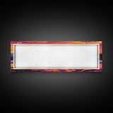 Sunset Wagon Painting, southwest wall art, boho art, Joshua tree art, rustic decor, warm tones, framed canvas print, extra wide art