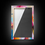 Dynamic Cowboy with Gun - Framed Canvas Print, Action-Packed Western Art, Bold Cowboy Wall Art for Living Room Decor