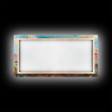 Cowboy Resting with Horse in Desert Landscape, Classic Western Art, Framed Canvas Print, Rustic Wall Decor, Living Room Decoration