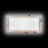 Horseback Riding by the Sea, Calm Framed Canvas Print, Perfect for Coastal Living Room Art, Beach Bedroom Decor, Equestrian Wall Art