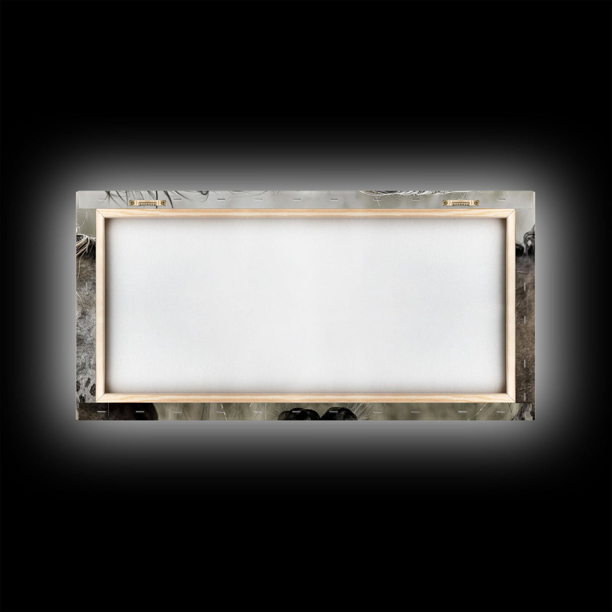 Heartfelt Connection of Two Horses, Ideal for Living Room Art, Framed Canvas Print, Bedroom Decor, Home Decoration, Animal Lover Gift