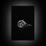 Classic Wrist Watch Wall Art, Watch Art, Watch Face, Black And White, Minimalist Print, Wall Decor, Canvas Print, Wall Art, Framed Canvas