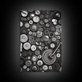 Buttons Wall Decor, Sewing Room, Craft Room, Black And White, Minimalist Print, Wall Decor, Canvas Print, Wall Art, Framed Canvas